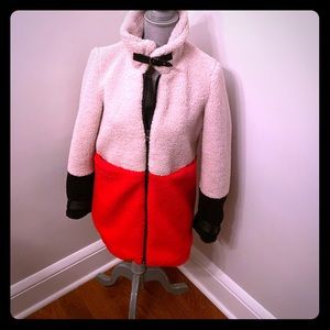 Only Tri-Colored Teddy Bear Jacket